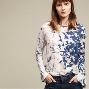 Anthro Akemi & Kin Graffiti Long Bell Sleeve Top M